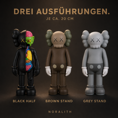 Streetart Bären-Deko-Figur – Statue für Regal & Schreibtisch