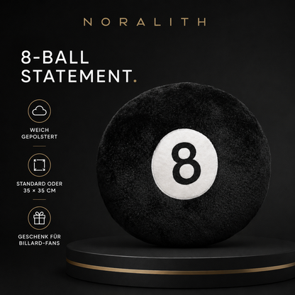 8-Ball Billard-Kissen – Deko-Kissen für Sofa & Zimmer