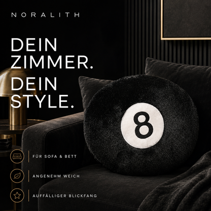 8-Ball Billard-Kissen – Deko-Kissen für Sofa & Zimmer