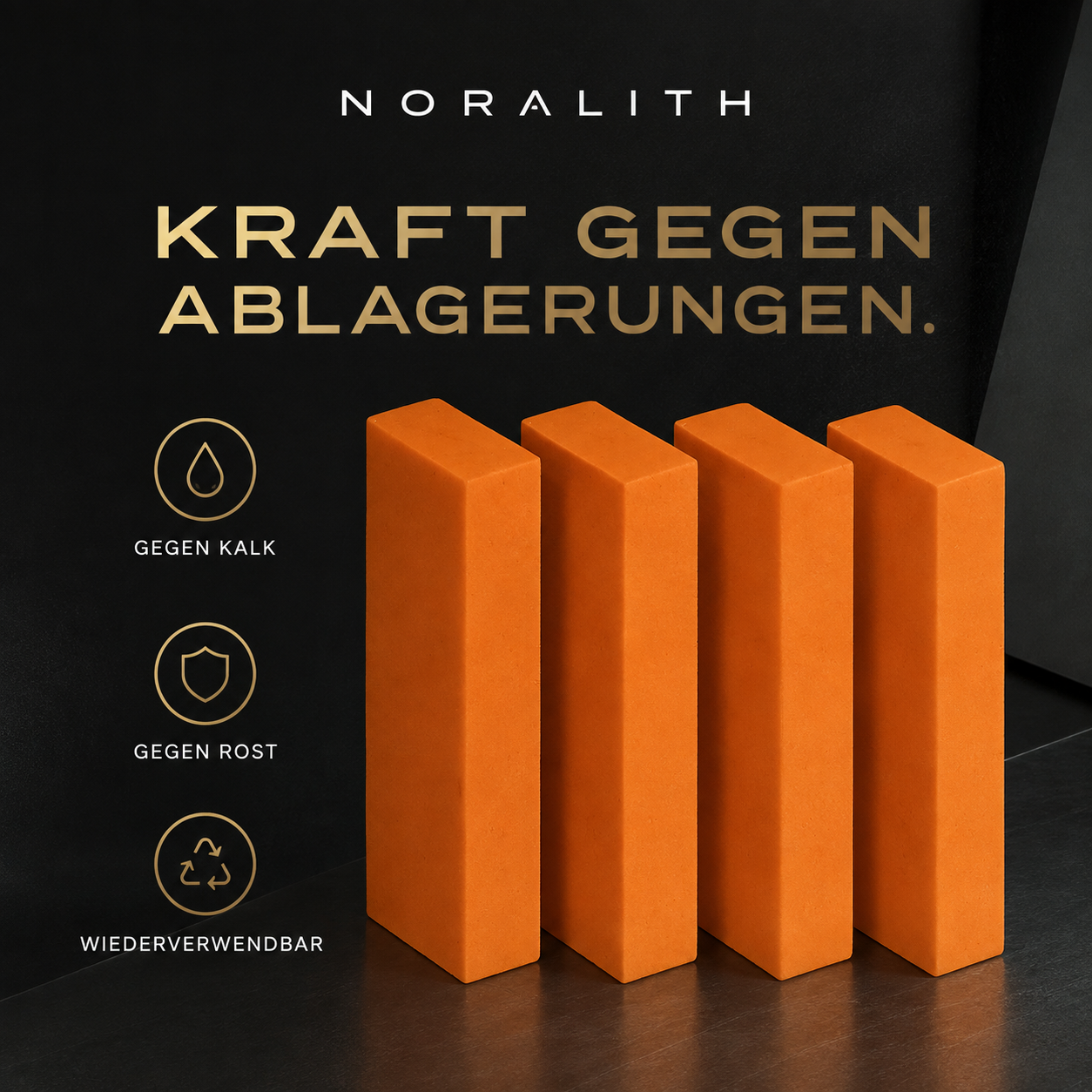 Kalk-Radierer Set – Rostentferner für Küche & Bad