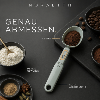 Digitale Löffelwaage – Präzisions-Küchenwaage für Kaffee, Mehl & Gewürze