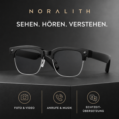 AI Smart Glasses – Kamera, Bluetooth & Echtzeit-Übersetzung