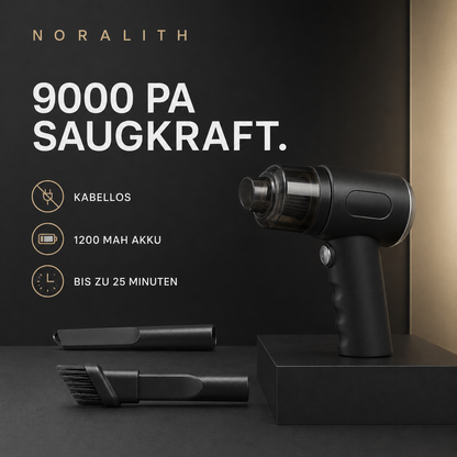 9000Pa Kabelloser Mini-Staubsauger – Für Auto & Zuhause