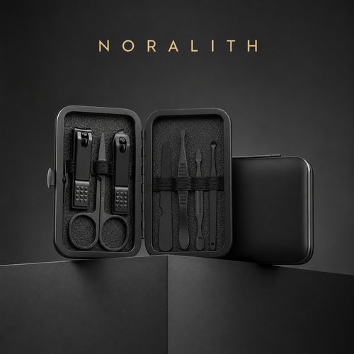 Nagelpflege-Set – Edelstahl Nagelknipser mit Zubehör