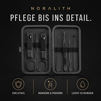 Nagelpflege-Set – Edelstahl Nagelknipser mit Zubehör