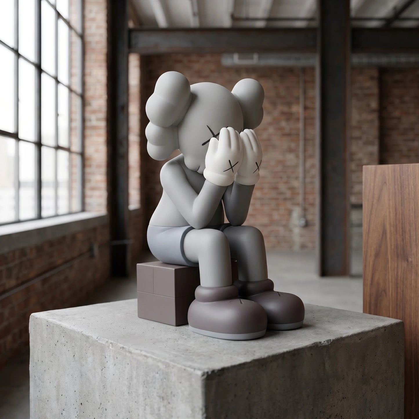 Streetart Bären-Deko-Figur – Statue für Regal & Schreibtisch