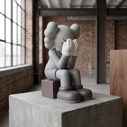 Streetart Bären-Deko-Figur – Statue für Regal & Schreibtisch