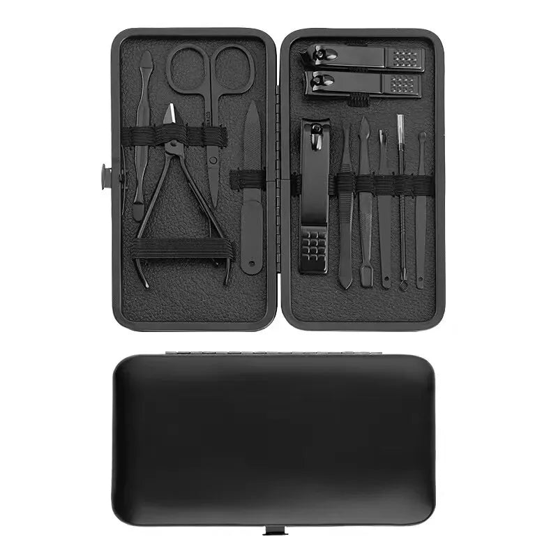 Nagelpflege-Set – Edelstahl Nagelknipser mit Zubehör