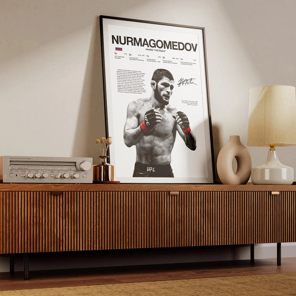 Kampfsport-Poster – Boxen & MMA Wandkunst auf Leinwand