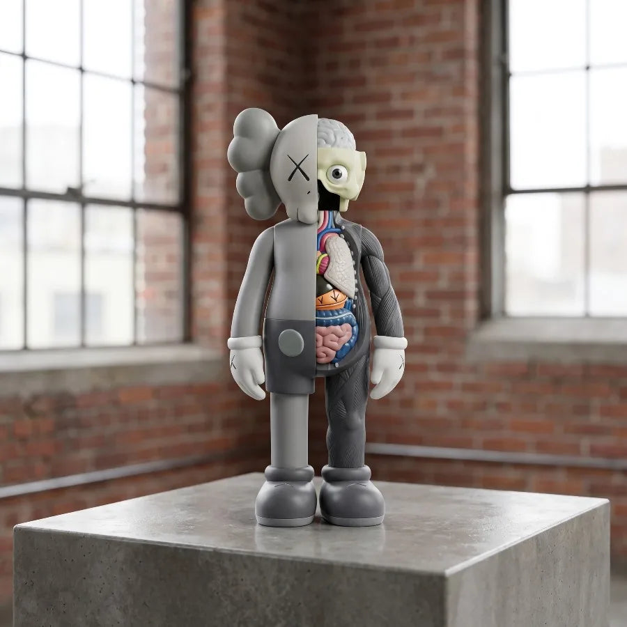 Streetart Bären-Deko-Figur – Statue für Regal & Schreibtisch