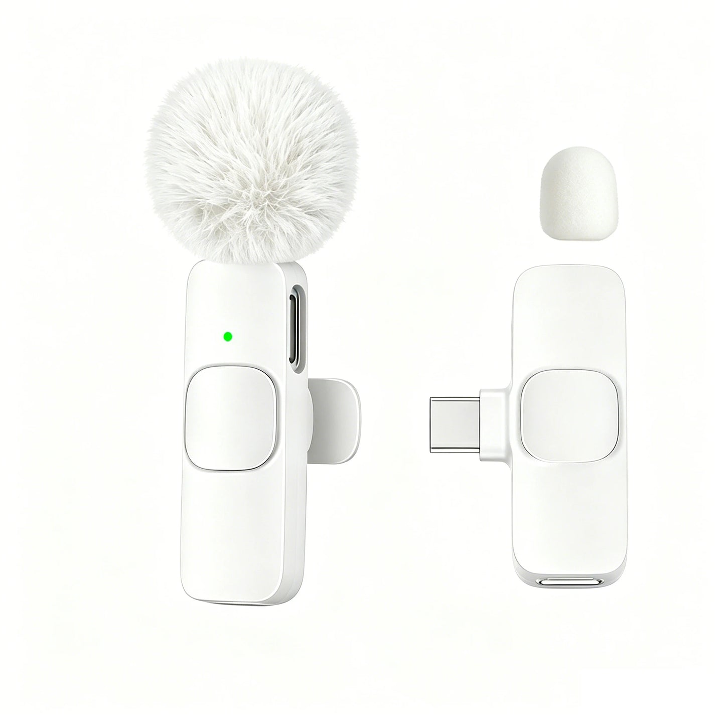 Kabelloses Lavalier-Mikrofon USB-C – Ansteckmikrofon für Smartphone & Tablet
