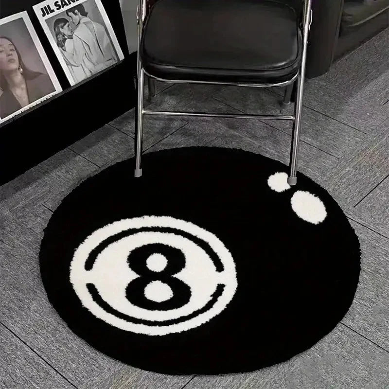 8-Ball Billard-Teppich – Rutschfeste Bettvorleger & Wohnzimmermatte