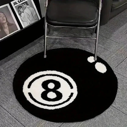 8-Ball Billard-Teppich – Rutschfeste Bettvorleger & Wohnzimmermatte