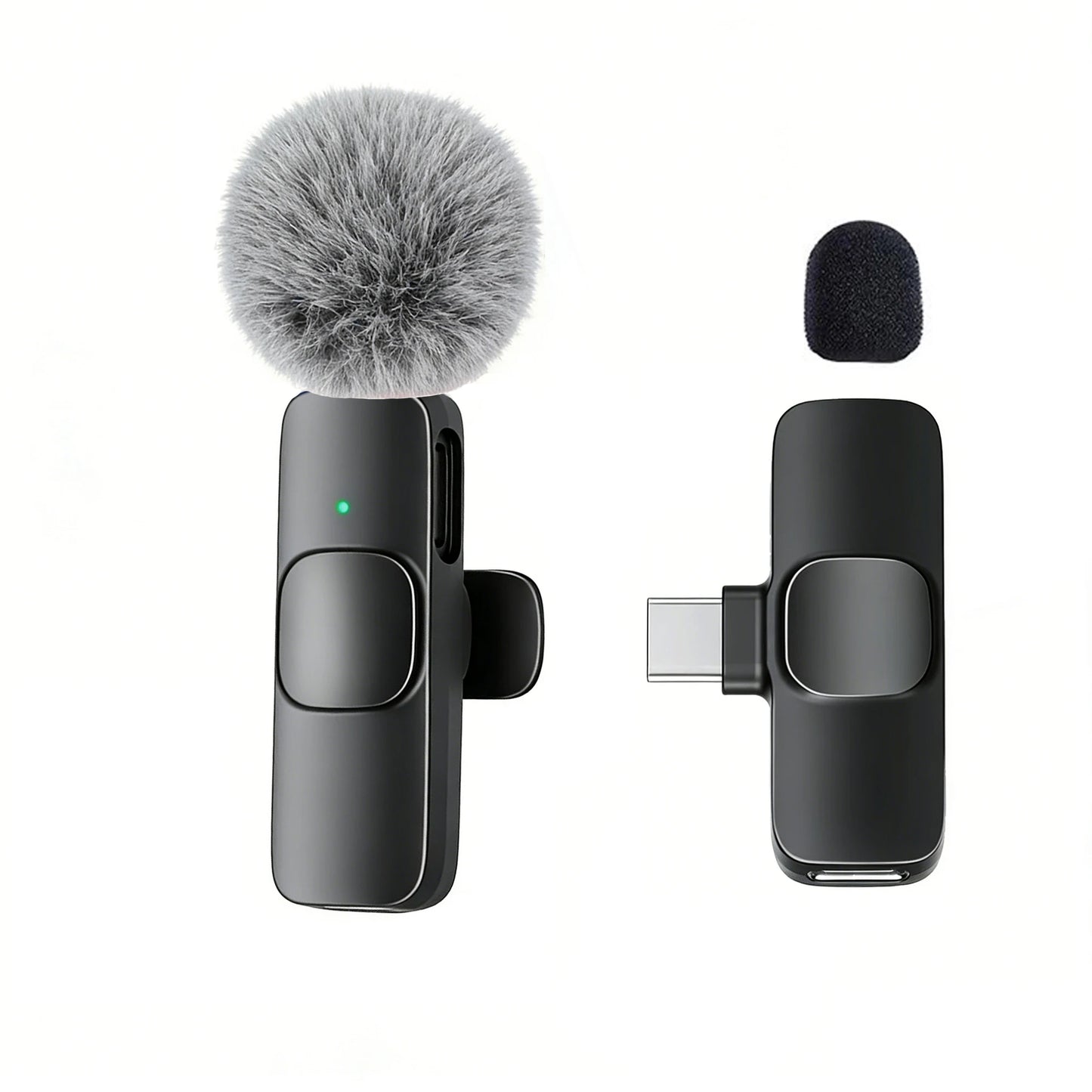 Kabelloses Lavalier-Mikrofon USB-C – Ansteckmikrofon für Smartphone & Tablet