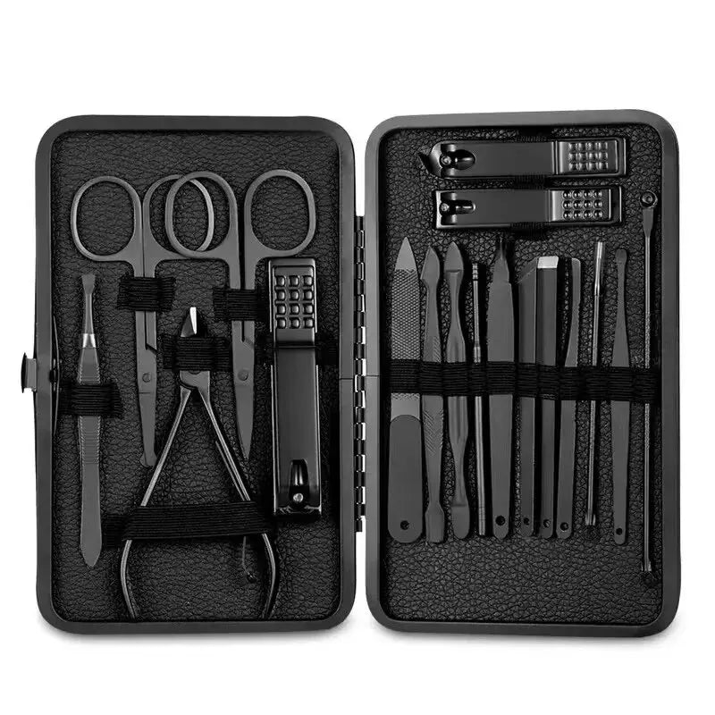 Nagelpflege-Set – Edelstahl Nagelknipser mit Zubehör