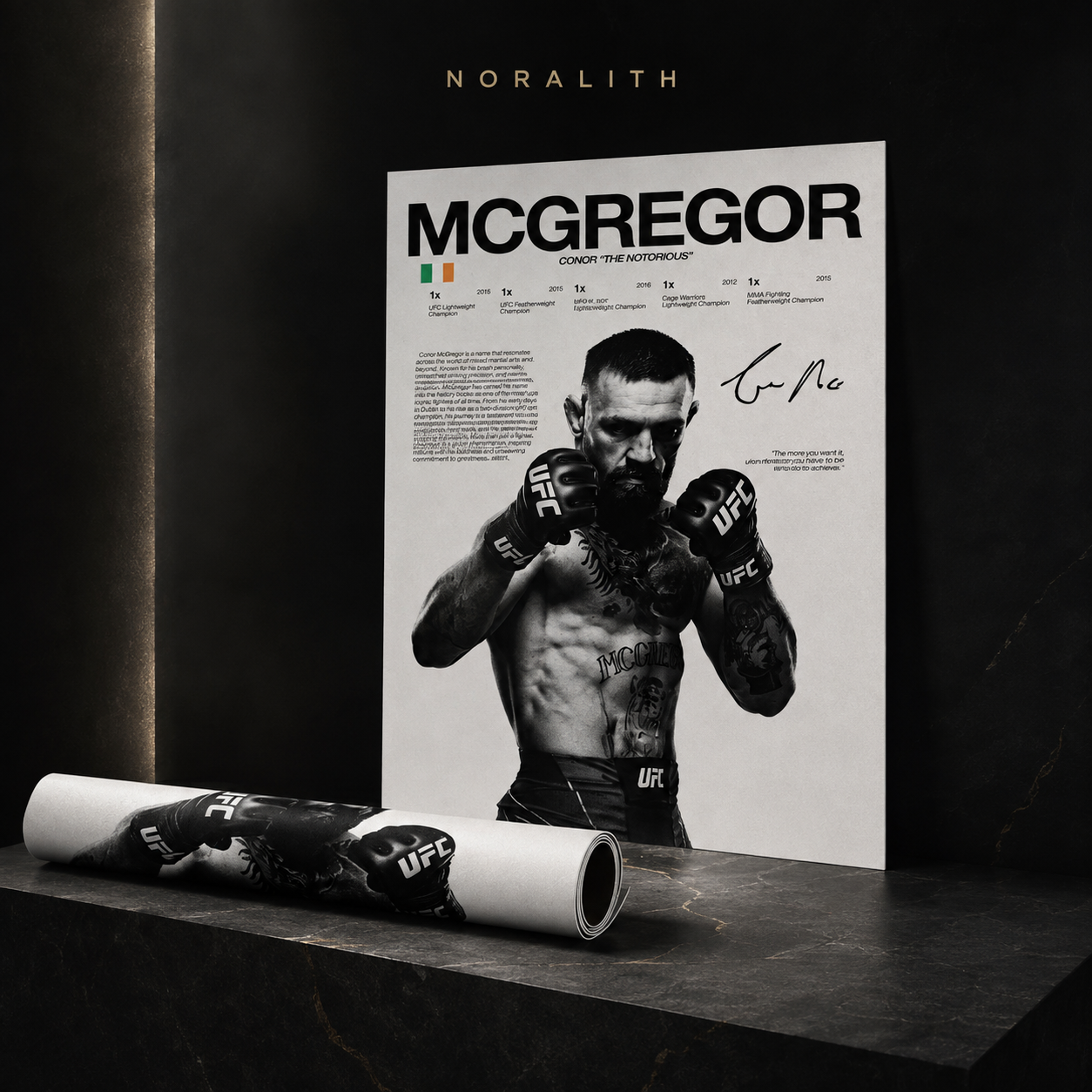 Kampfsport-Poster – Boxen & MMA Wandkunst auf Leinwand