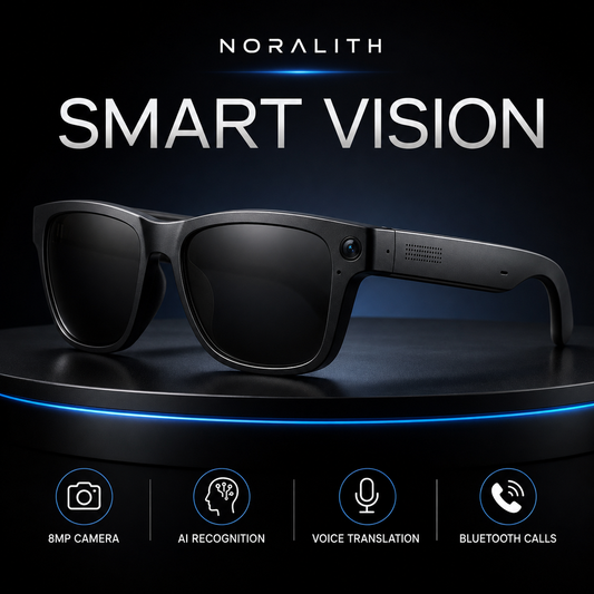 AI Smart Glasses – Kamera, Bluetooth & Echtzeit-Übersetzung