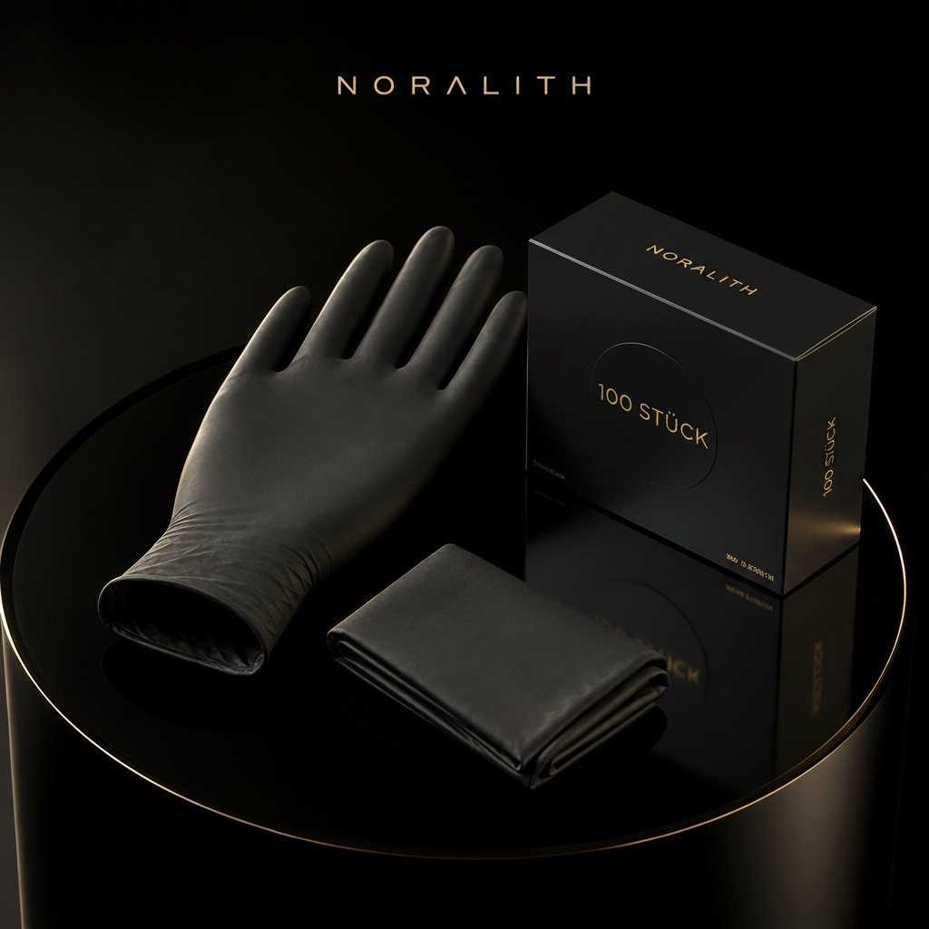 Nitril-Einweghandschuhe Schwarz – Puderfrei, Latexfrei